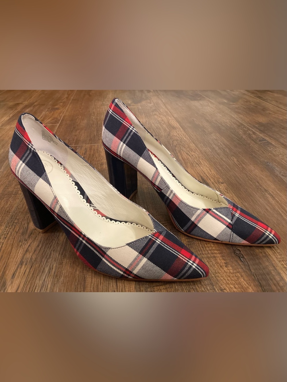 1901 Tartan Palid Women’s Block Heels